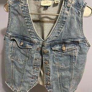 Universal Thread Blue Denim Vest